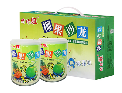 椰果沙龙椰果＋菠萝果粒果味饮料248ml