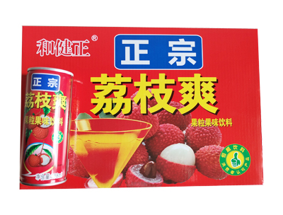 恒威正宗荔枝爽果粒果味饮料238ml